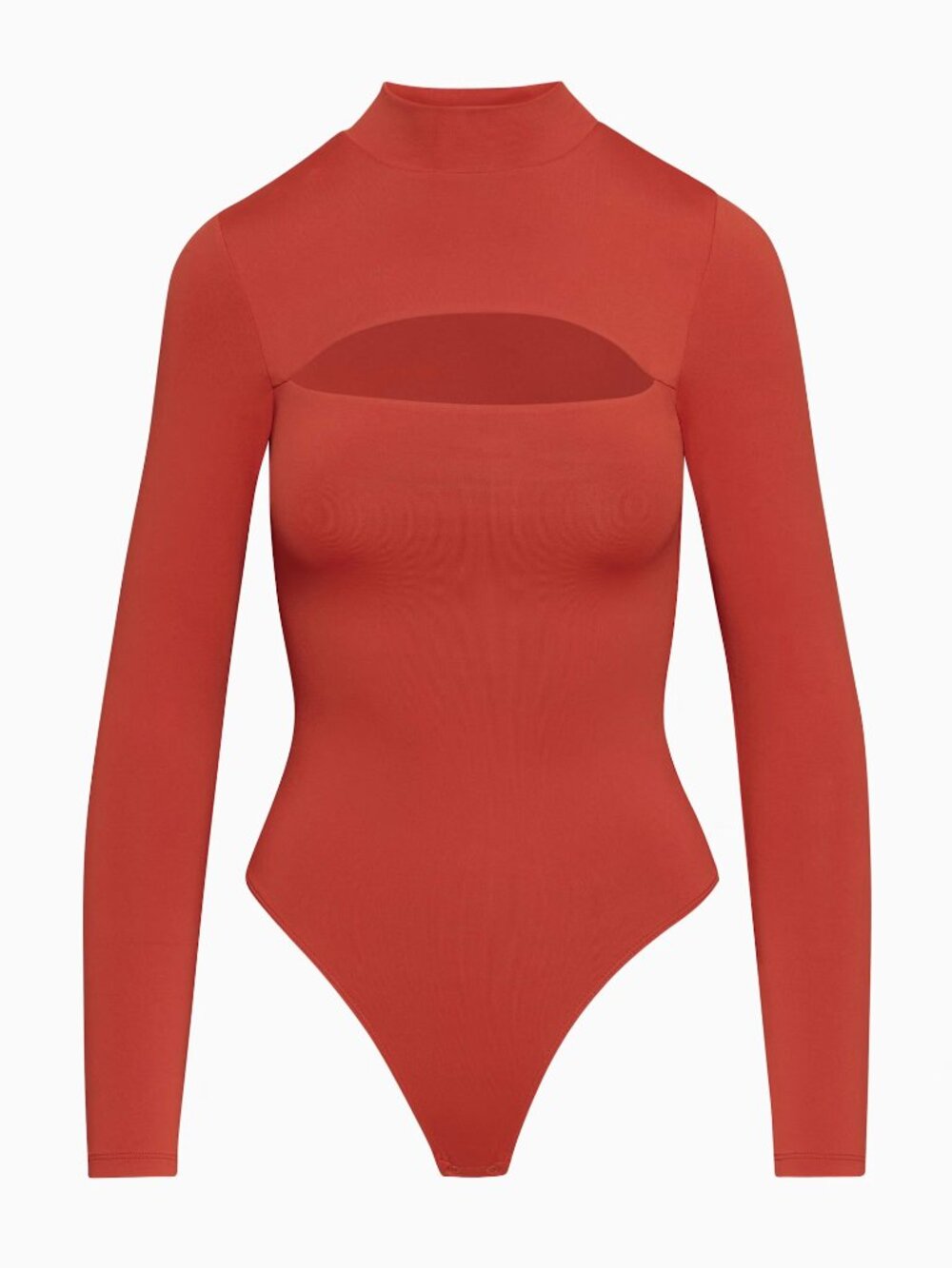 Aritzia Babaton Varo Contour Bodysuit Red Size L - NWT